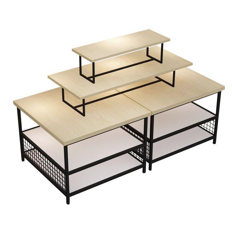 Стеллаж настенный деревянный для магазина и супермаркета (арт. 25-19080243)