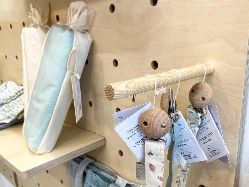 Органайзер настенный деревянный с полками и крючками (арт. 25-19080268)