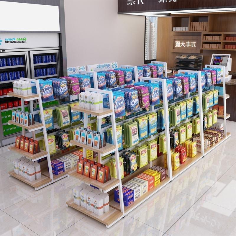 Двусторонний стеллаж для магазина с полками Гондола (арт. 25-19080270)