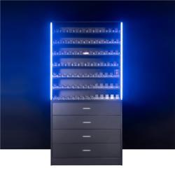 Полка для табака деревянная с ящиками и толкателем (арт. 25-19080273)