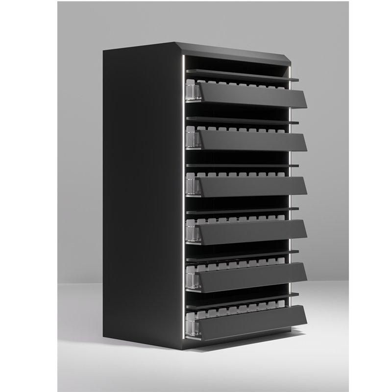 Полка для сигарет металлическая разборная с толкателем (арт. 25-19080274)