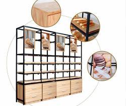 Стеллаж для хлеба деревянный витрина для выпечки (арт. 25-19080283)