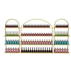 Стеллаж для лака с полками и дизайном салона (арт. 25-19080286)