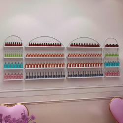 Стеллаж для лака с полками и дизайном салона (арт. 25-19080286)