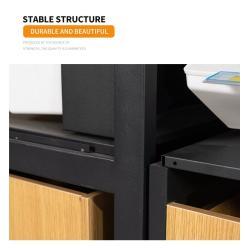 Стеллаж для снэков из стали и дерева для магазина (арт. 25-19080295)