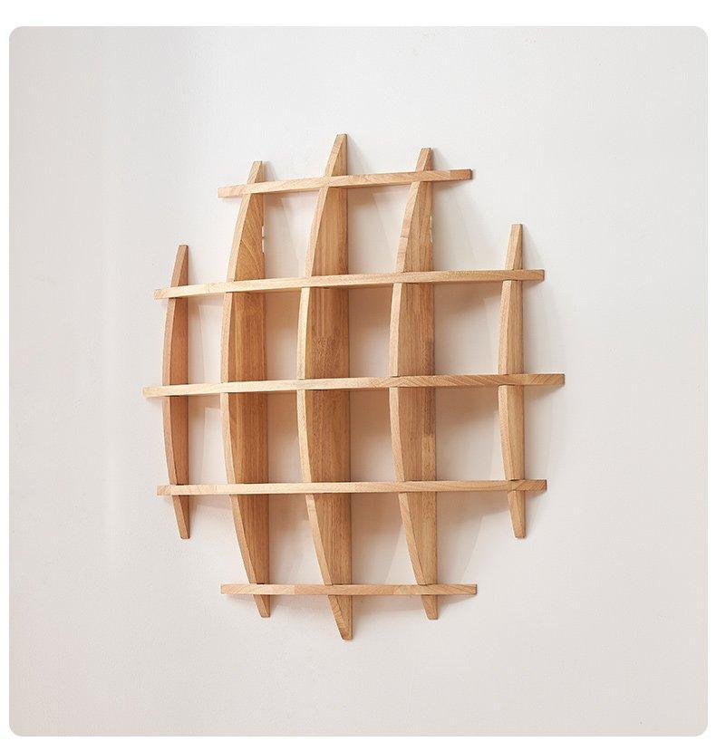 Полка настенная деревянная для декора и хранения (арт. 25-19080301)