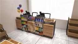 Стеллаж торговый 3D дизайн для закусок и продуктов (арт. 25-19080308)