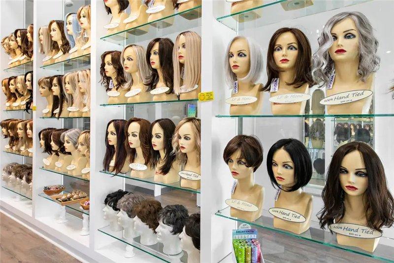 Стеллаж для париков роскошный с полками для магазина (арт. 25-19080315)