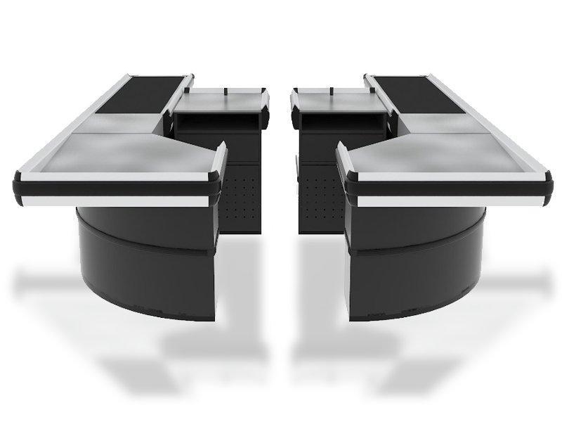 Кассовый стол для супермаркета современный дизайн (арт. 25-19080318)