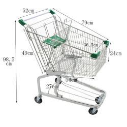 Тележка для покупок супермаркета прочная американская (арт. 25-19080320)