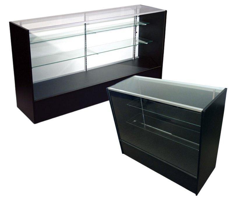 Шкаф-витрина для магазина с подсветкой и стеклом (арт. 25-19080323)