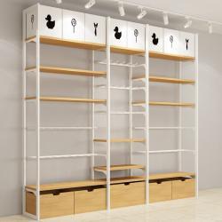 Стеллаж для магазина с полками Miniso, коммерческий дизайн (арт. 25-19080330)