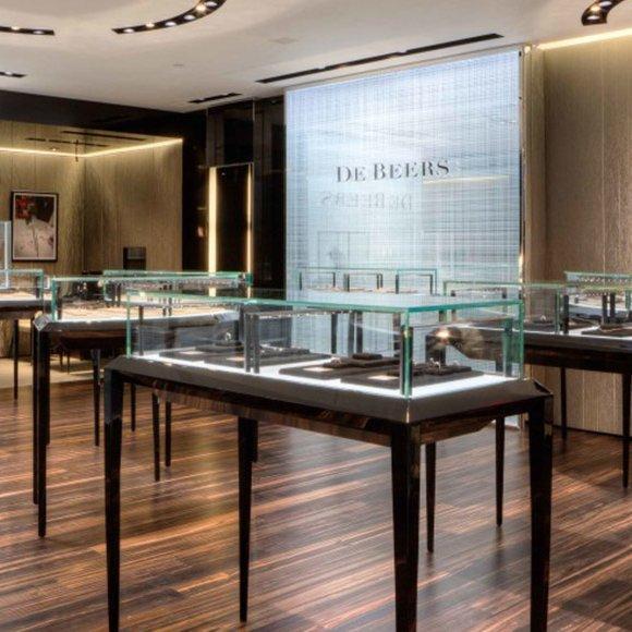 Витрина для ювелирного магазина с современным дизайном (арт. 25-19080354)