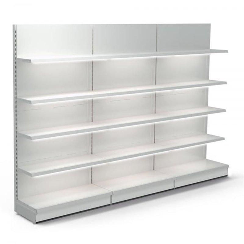 Стеллажи двусторонние для супермаркета с LED подсветкой (арт. 25-19080361)