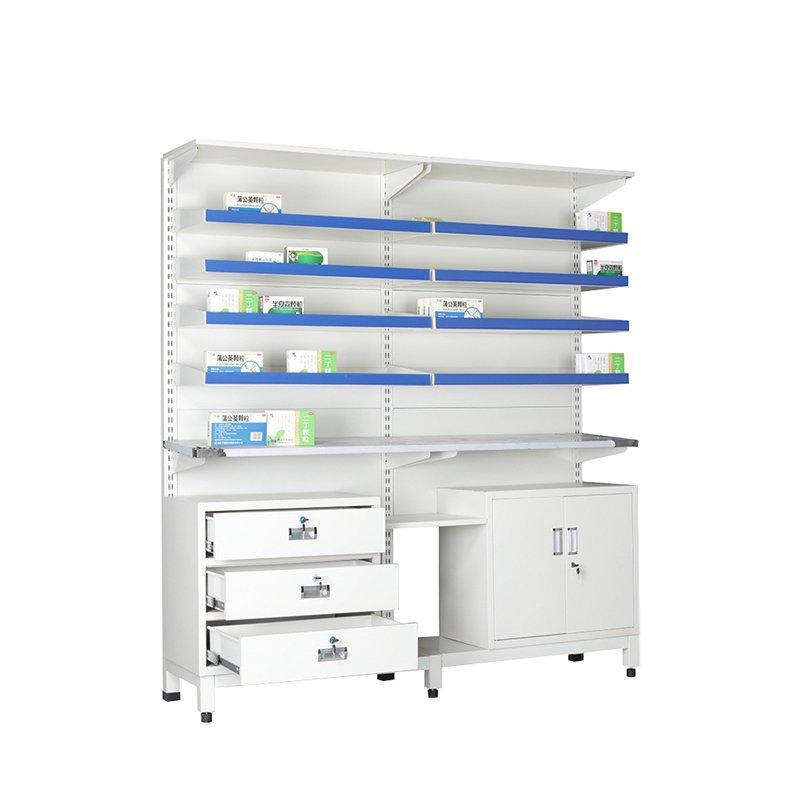 Стеллажи для аптеки с полками и стойками для лекарств (арт. 25-19080364)