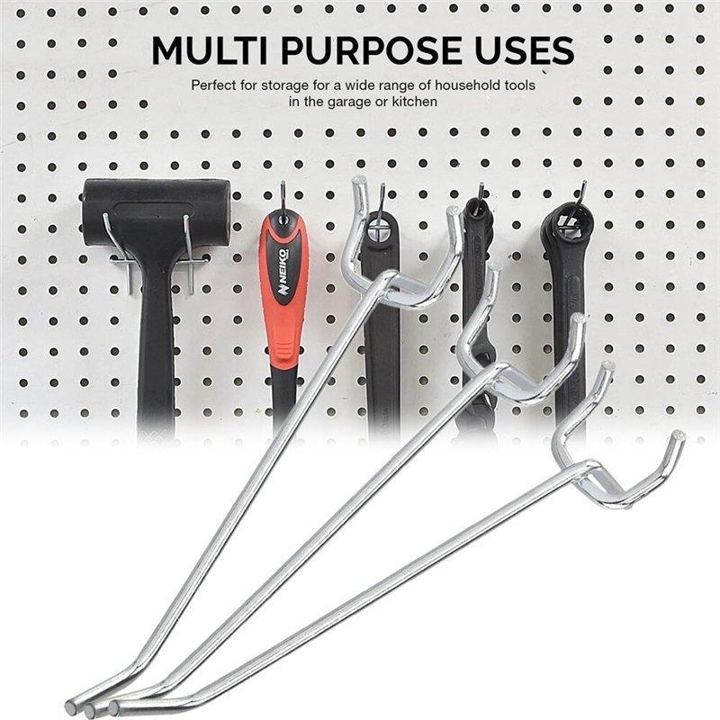 Крючки для дисплея металлические хромированные 10-25см (арт. 25-19080375)