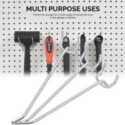 Крючки для дисплея металлические хромированные 10-25см (арт. 25-19080375)