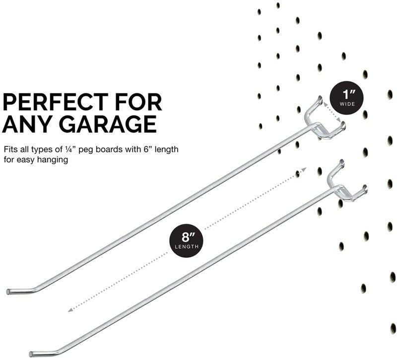 Крючки для дисплея металлические хромированные 10-25см (арт. 25-19080375)
