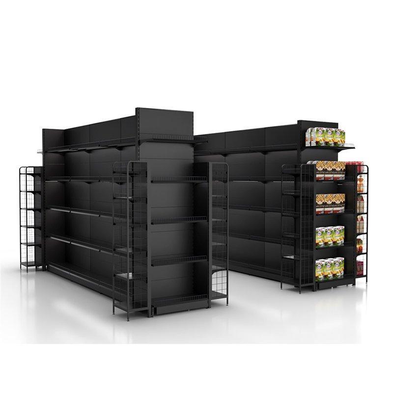 Стеллажи металлические для магазина с торцевой стойкой (арт. 25-19080381)