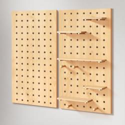 Органайзер для хранения с полками и крючками на стену (арт. 25-19080391)