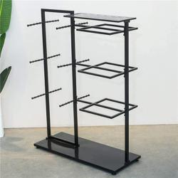 Стойка для белья двойная металлическая с основанием (арт. 25-19080407)