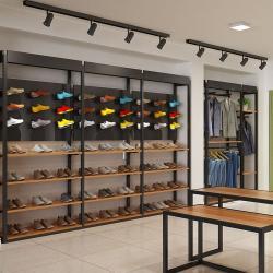 Стойка для одежды мужская универсальная для магазина (арт. 25-19080415)