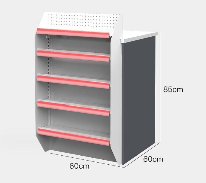 Кассовый стол с U-образной полкой для сигарет и вина (арт. 25-19080419)