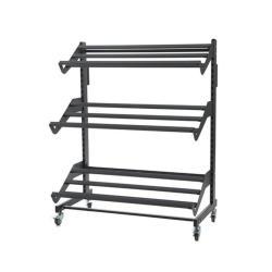 Стеллаж для магазина 3 уровня 1200мм мобильный для фруктов и овощей (арт. 25-19080429)