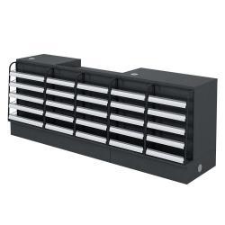 Стол кассовый с полками для магазина и кассой (арт. 25-19080430)