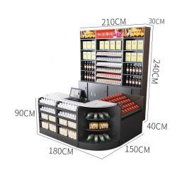 Стол кассовый с полками для магазина и кассой (арт. 25-19080430)