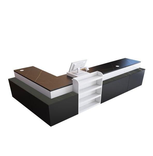 Кассовый прилавок сталь дерево дисплей магазин (арт. 25-19080451)