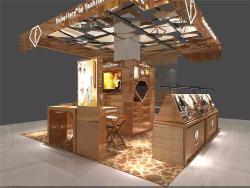 Стойка для косметики с витриной и стендом (арт. 25-19080458)