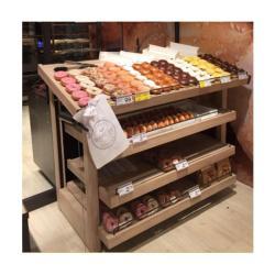 Витрина для хлеба из дерева и стекла с полками (арт. 25-19080465)