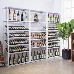 Стеллаж для вина металлический черный барный (арт. 25-19080467)