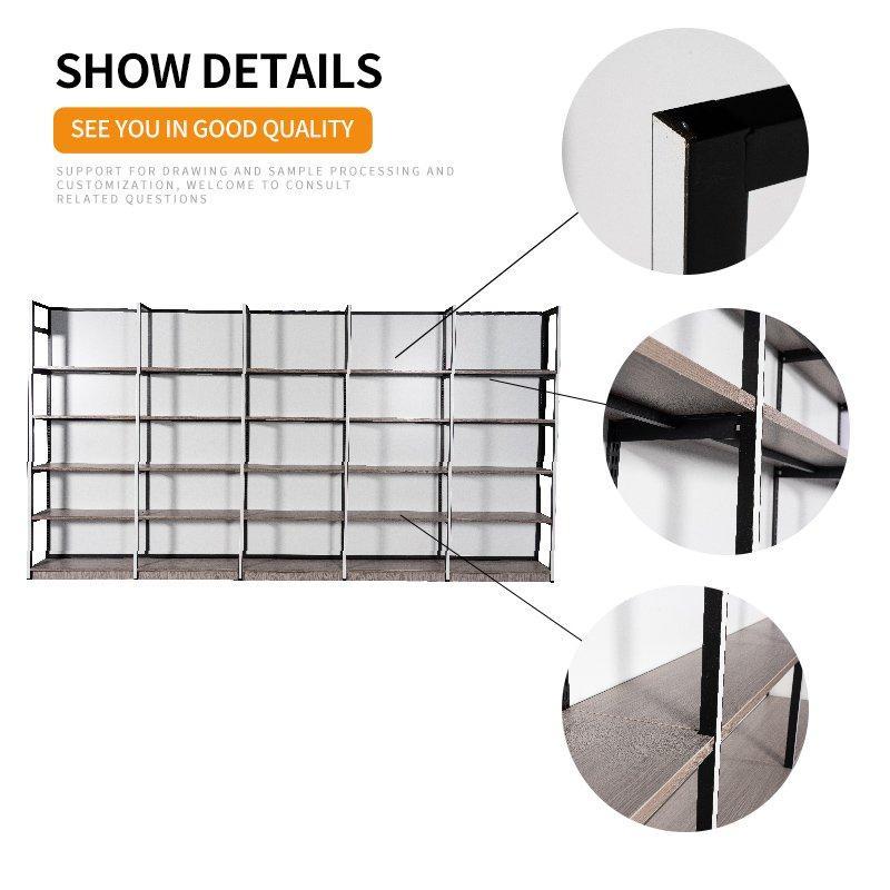 Стеллаж для супермаркета многослойный из нержавеющей стали (арт. 25-19080477)