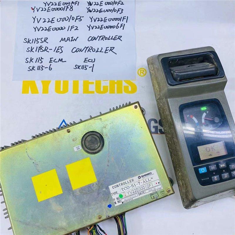 Контроллер экскаватора ECU YV22E00010F1/F2 для SK115SR (арт. 25-19080942)