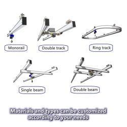 Кран-балка алюминиевая 1 т модульная монорельсовая (арт. 25-19080983)
