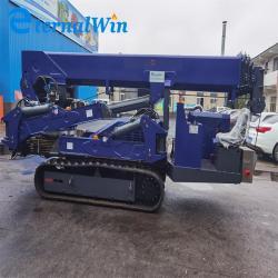 Кран паук телескопический гусеничный для подъема стройматериалов (арт. 25-19081095)