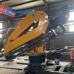 Кран палубный морской гидравлический 6 тонн с шарнирной стрелой (арт. 25-19081180)