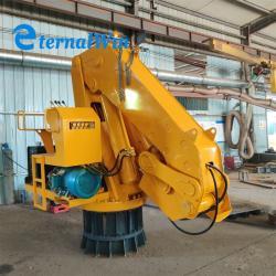 Гидравлический палубный кран с прямым и шарнирным стрелами (арт. 25-19081181)