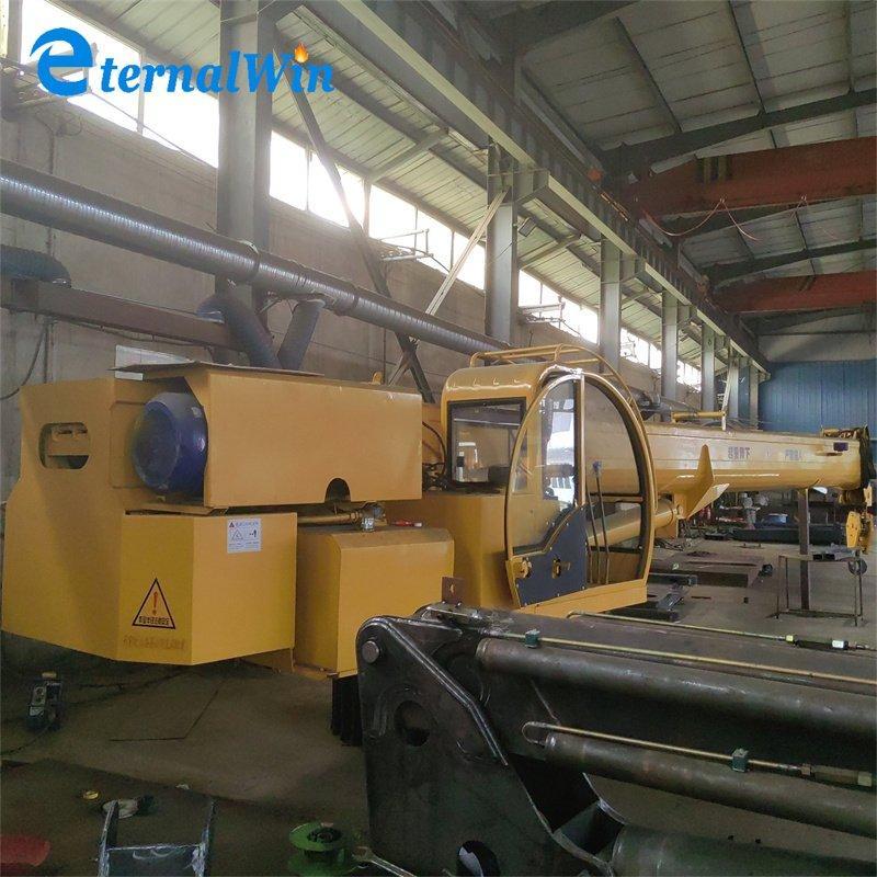 Гидравлический палубный кран с прямым и шарнирным стрелами (арт. 25-19081181)