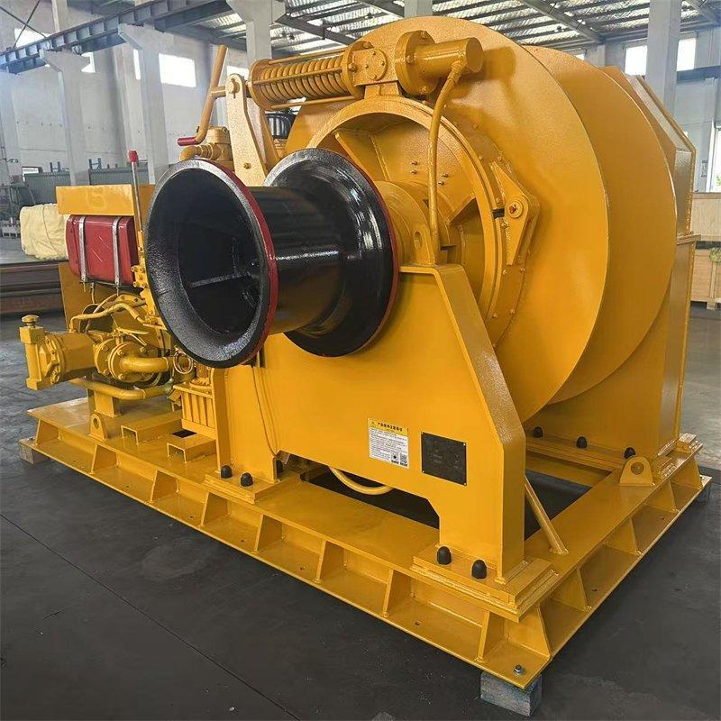 Лебедка гидравлическая морская 130кН 800м дизельная (арт. 25-19081338)