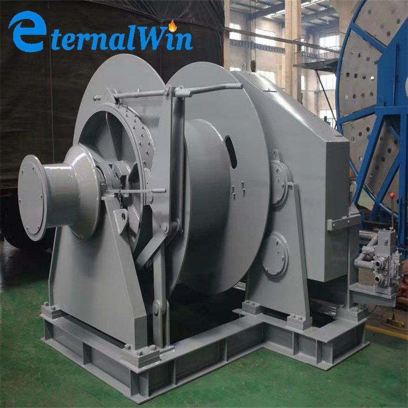 Лебедка гидравлическая судовая 24В с тросом для кранов (арт. 25-19081378)