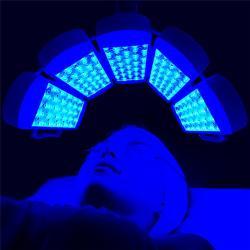 Аппарат LED для роста волос и ухода за кожей синий красный (арт. 25-19081732)