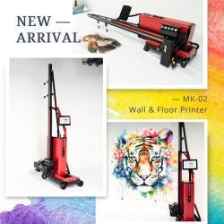 Принтер для стен и пола 2-в-1 с двойной головкой UV CMYKW (арт. 25-19081935)