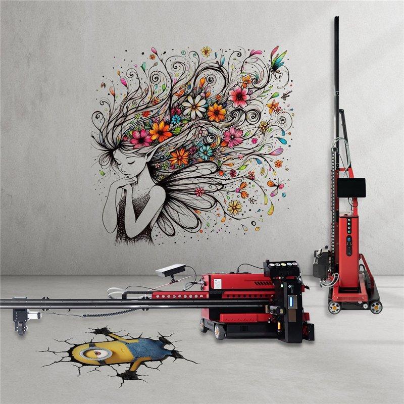 Робот-принтер 2в1 3D для стен и пола, мультицвет (арт. 25-19081985)