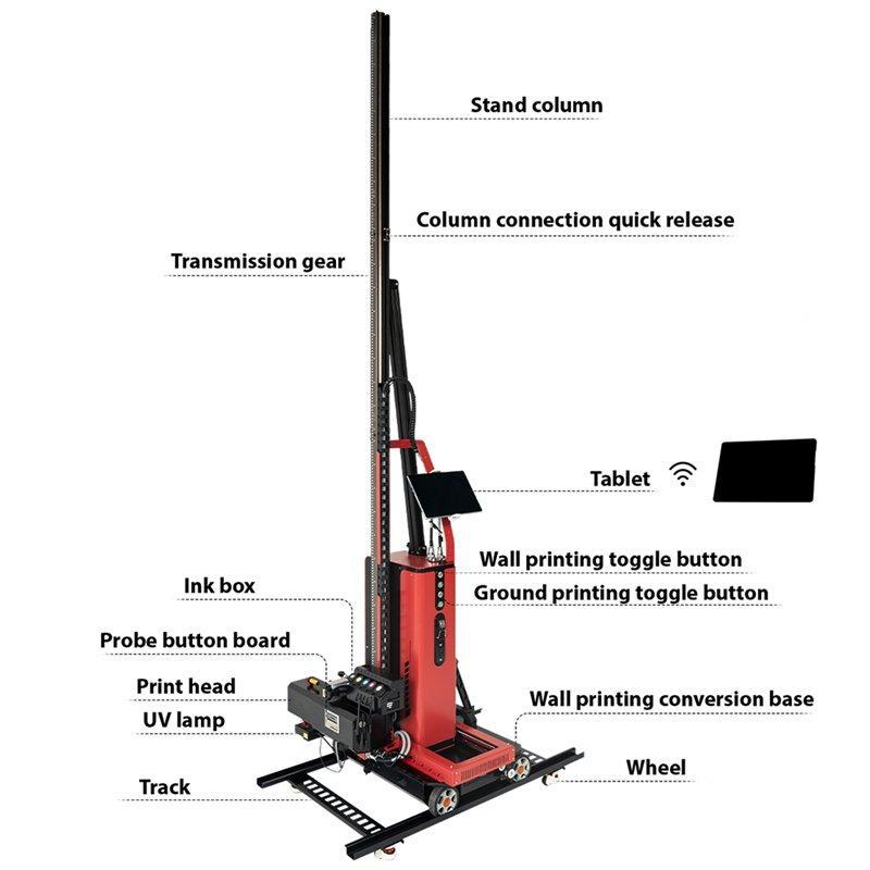 Машина для печати на стенах и полу 2 в 1 Friankor MK-02 (арт. 25-19082013)