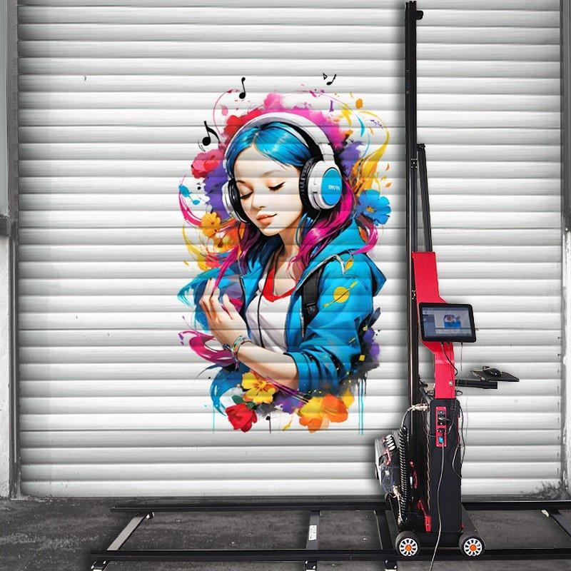 Вертикальный 3D принтер для стен CYMK W 5 цветов (арт. 25-19082020)