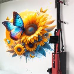 Принтер для стен и пола 3D с УФ-чернилами и высоким разрешением (арт. 25-19082113)