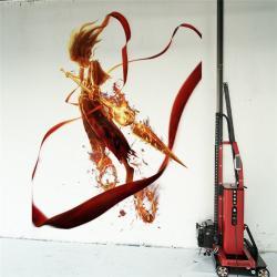 Вертикальный 3D принтер для стен UV CMYKW с логотипом (арт. 25-19082148)